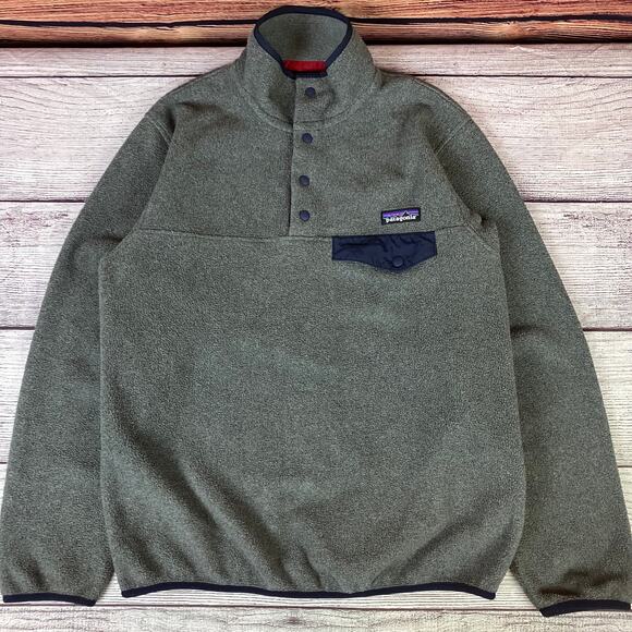 Patagonia Snap T Fleece Synchilla Gray Pullover - Picture 1 of 7